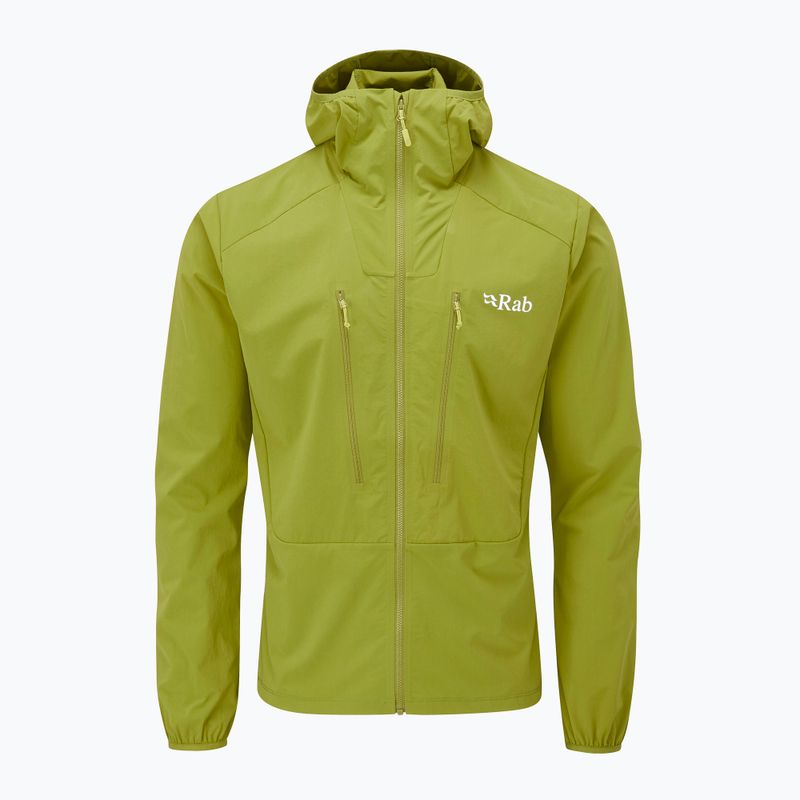 Giacca softshell da uomo Rab Borealis verde aspen 10
