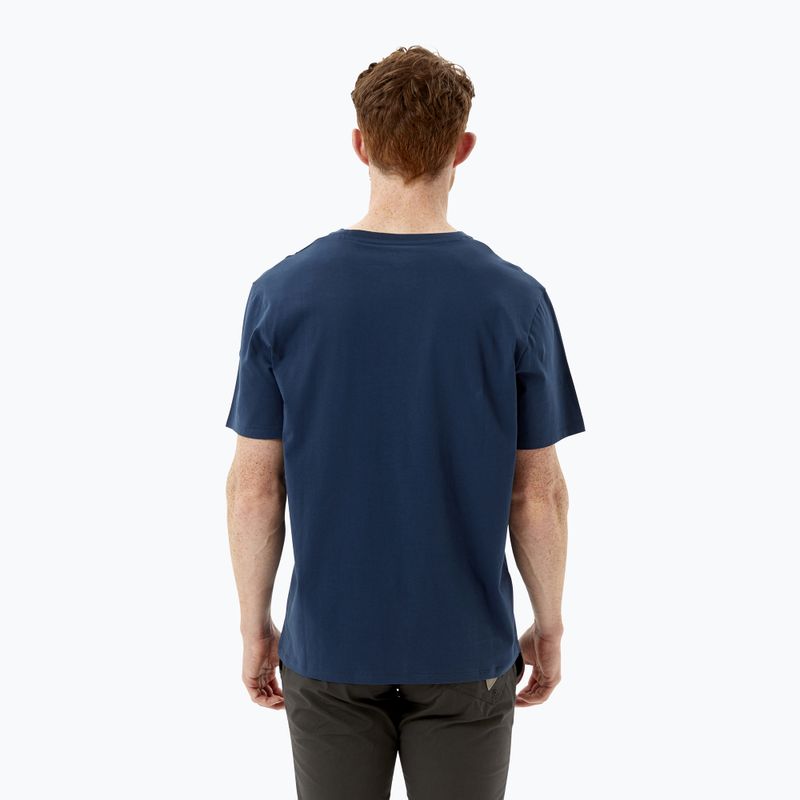 Maglietta da trekking Rab Stance Logo SS a inchiostro profondo da uomo 2
