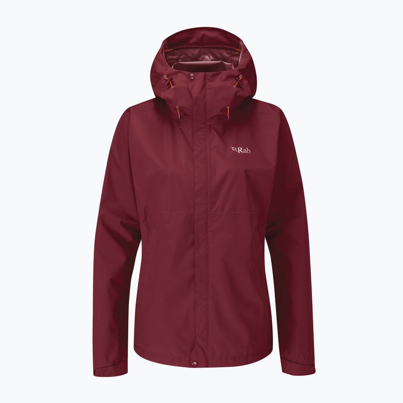 Giacca da pioggia da donna Rab Downpour Eco deep heather 3