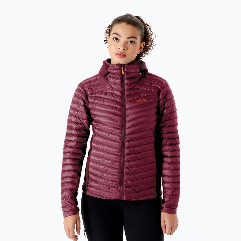 Piumino da donna Rab Cirrus Flex 2.0 Hoody erica profonda
