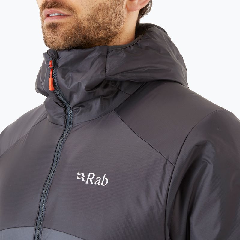 Piumino Rab Xenon 2.0 da uomo antracite/grafene 3