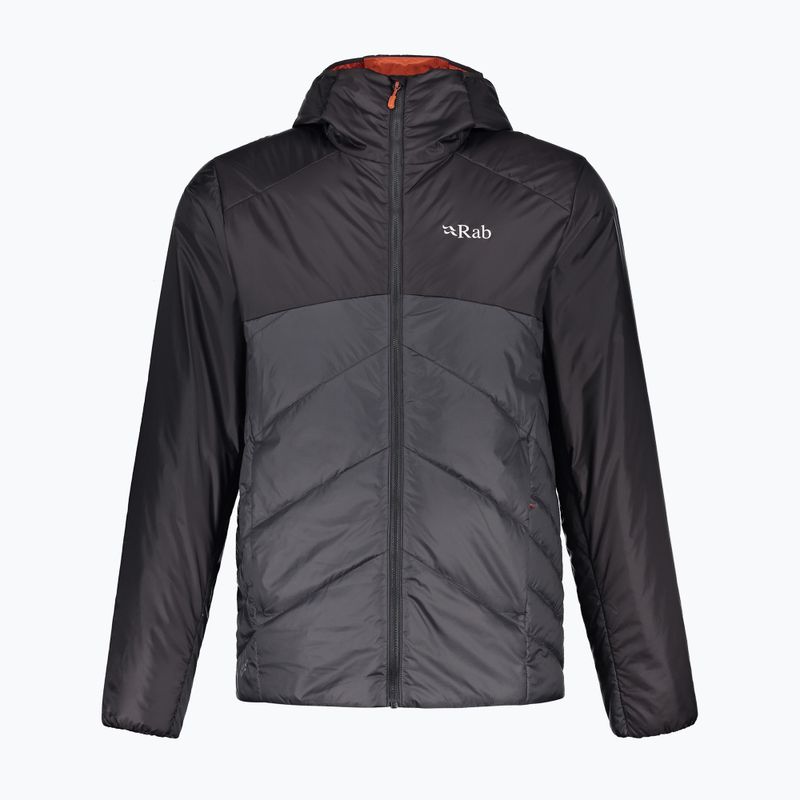 Piumino Rab Xenon 2.0 da uomo antracite/grafene 10