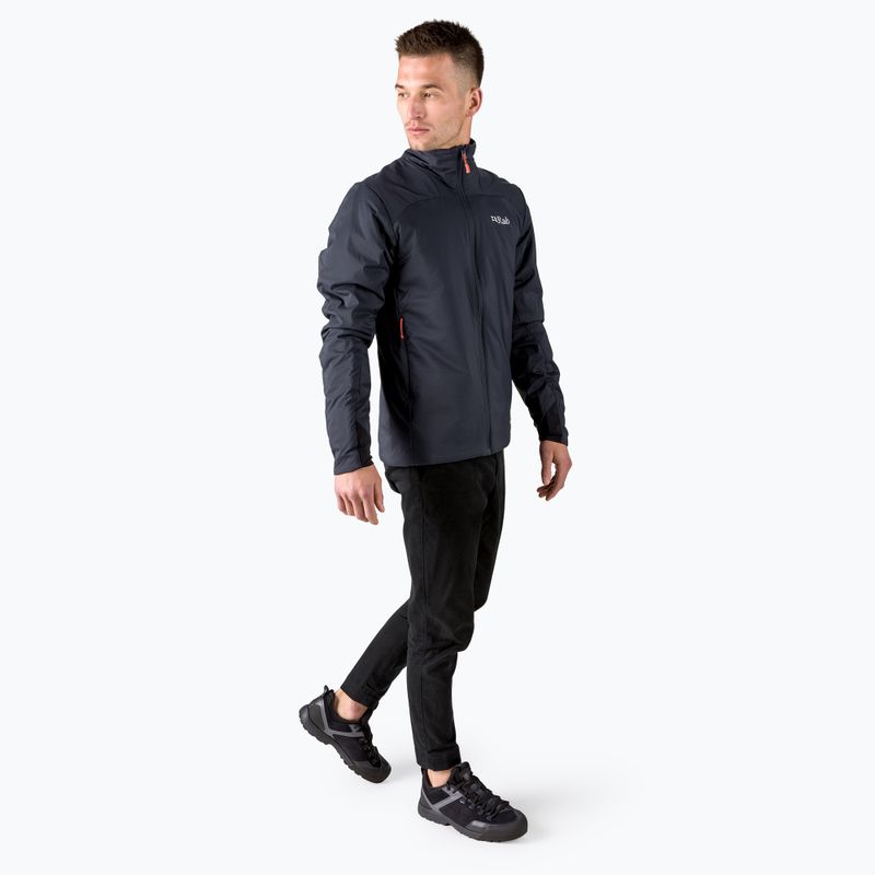 Giacca isolata Rab Xenair Light da uomo, ebano 2