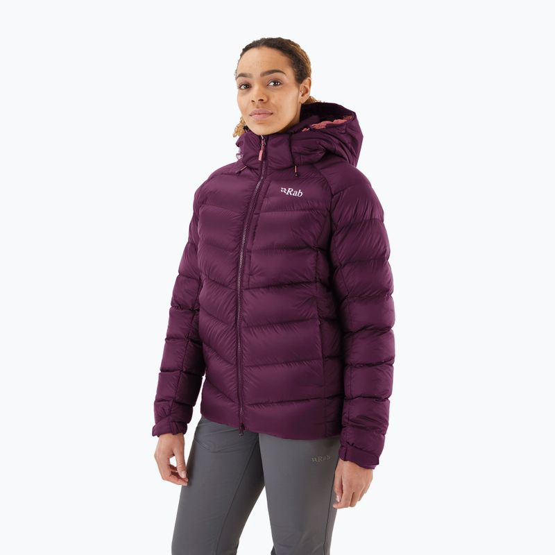 Piumino da donna Rab Axion Pro melanzana