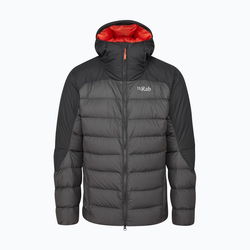 Piumino Rab Infinity Alpine da uomo nero/antracite 11