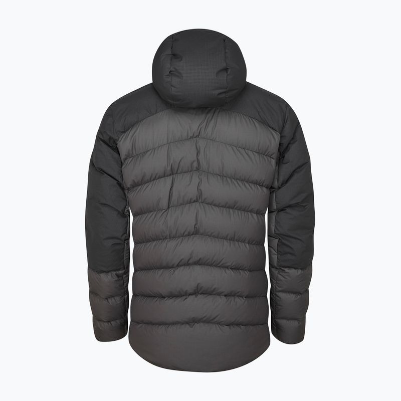 Piumino Rab Infinity Alpine da uomo nero/antracite 12