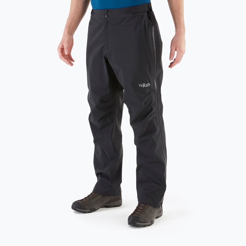 Pantaloni a membrana da uomo Rab Kangri GTX nero