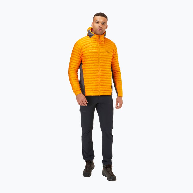 Piumino Rab Cirrus Flex 2.0 Hoody sunset da uomo 3