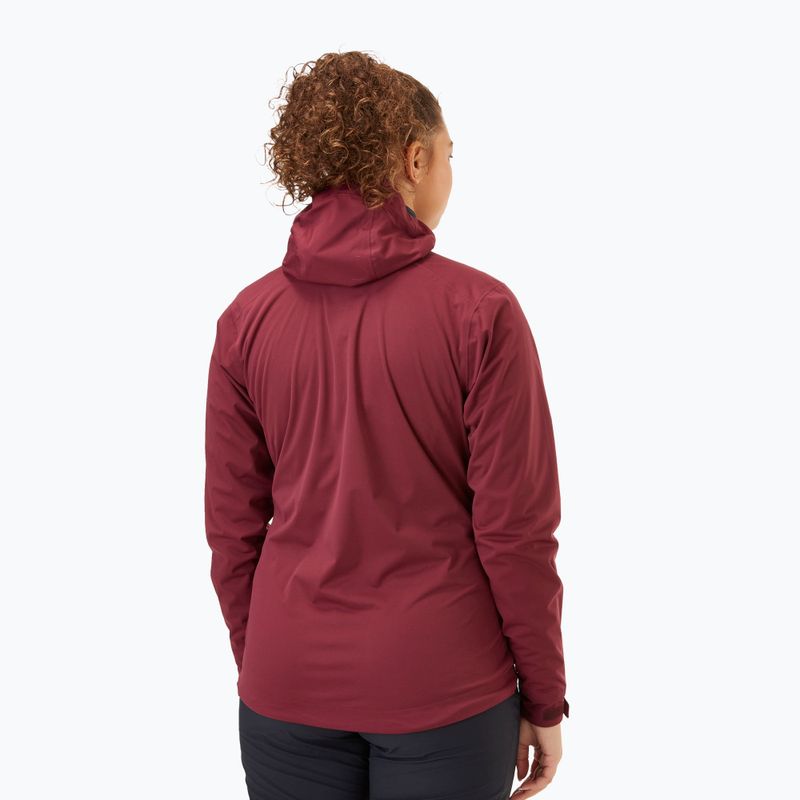 Giacca antipioggia da donna Rab Kinetic 2.0 deep heather 2