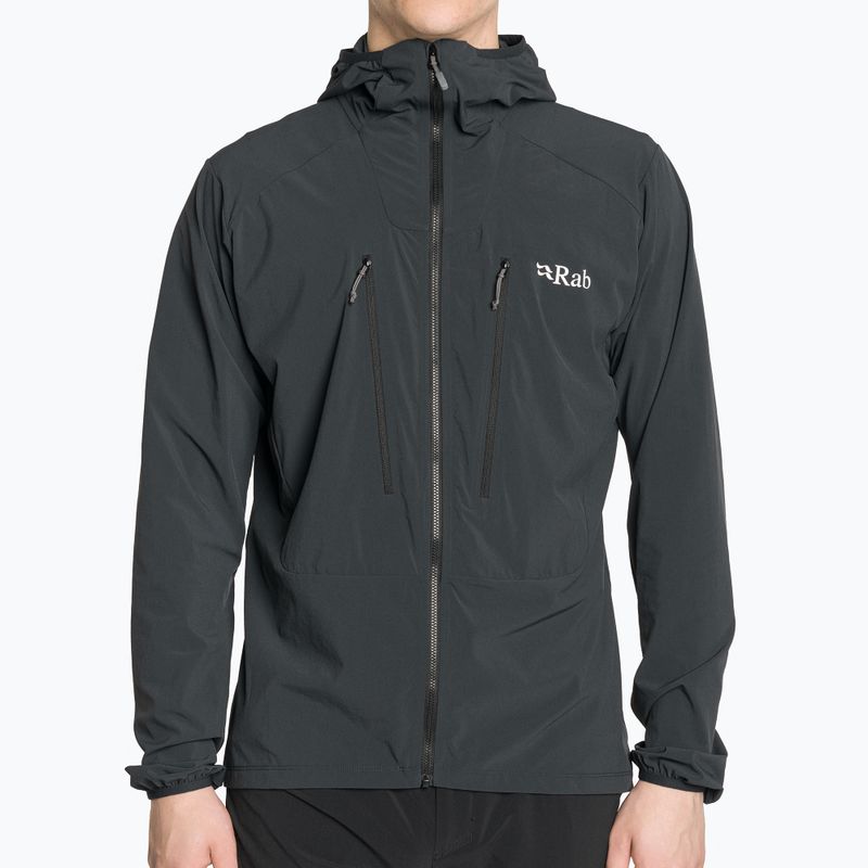 Giacca softshell da uomo Rab Borealis beluga