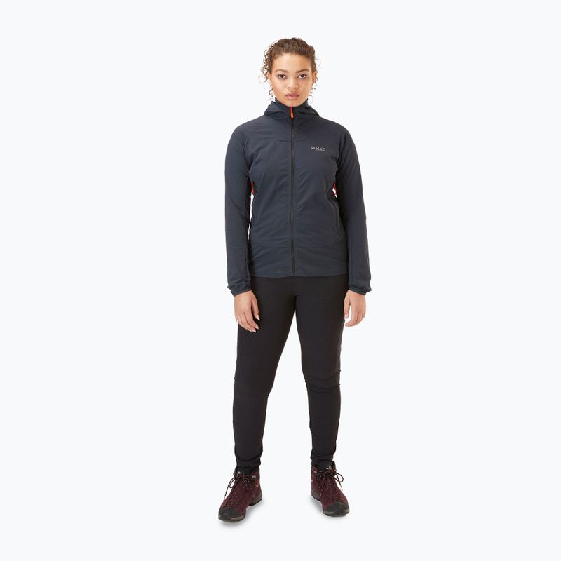 Giacca softshell da donna Rab Borealis beluga 2