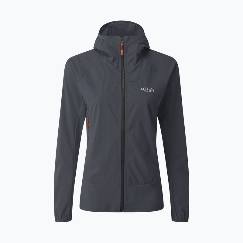 Giacca softshell da donna Rab Borealis beluga 4