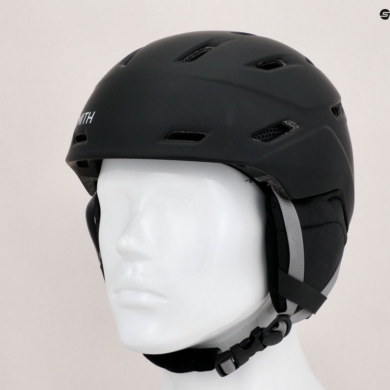 Smith Mission casco da sci nero opaco 9