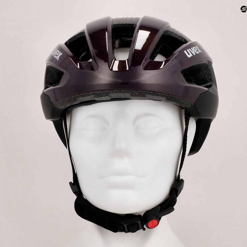 Casco da bici UVEX Rise CC prestige nero 9