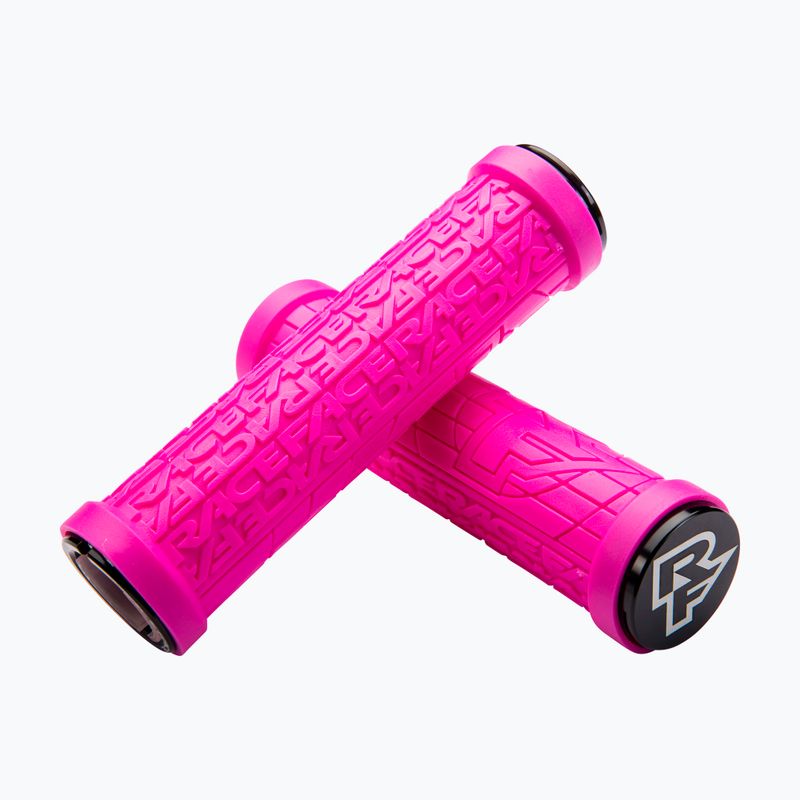 Manopole per manubrio RACE FACE Grippler magenta