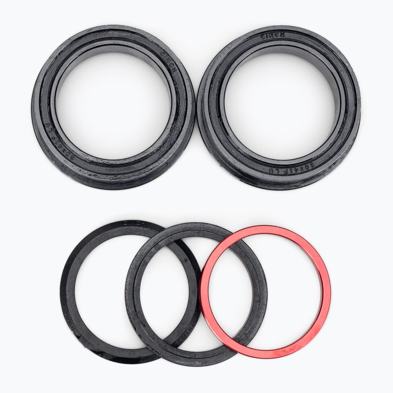 Inserto movimento centrale RACE FACE BB124 O30 doppia fila Ext. Guarnizione nera 3
