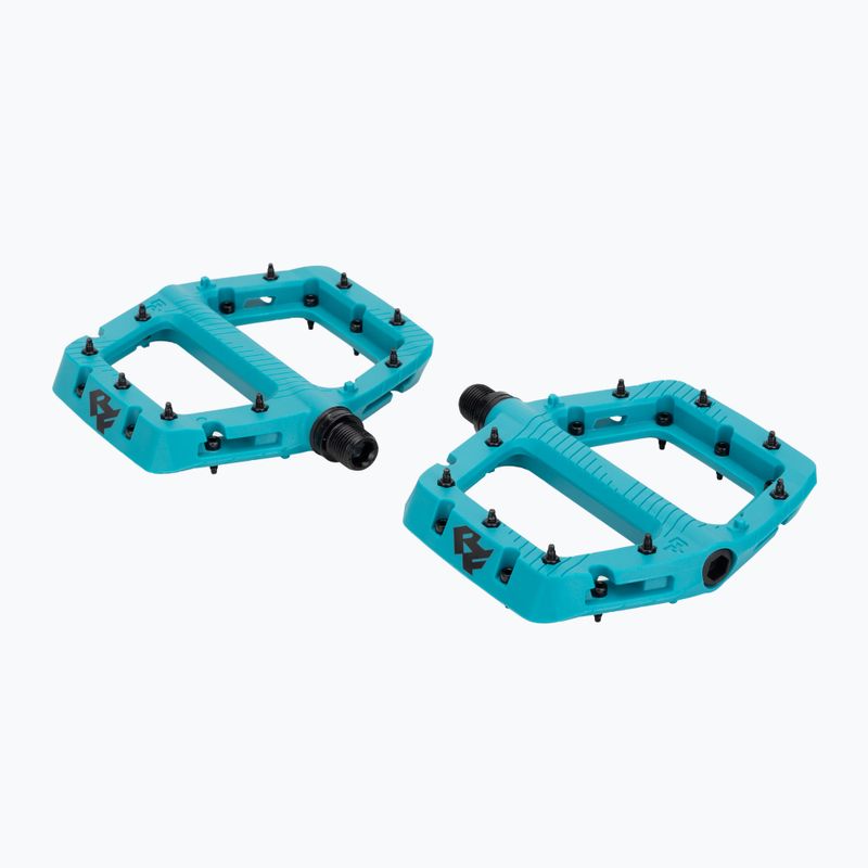 Pedali da bicicletta RACE FACE Chester Large turchese 2