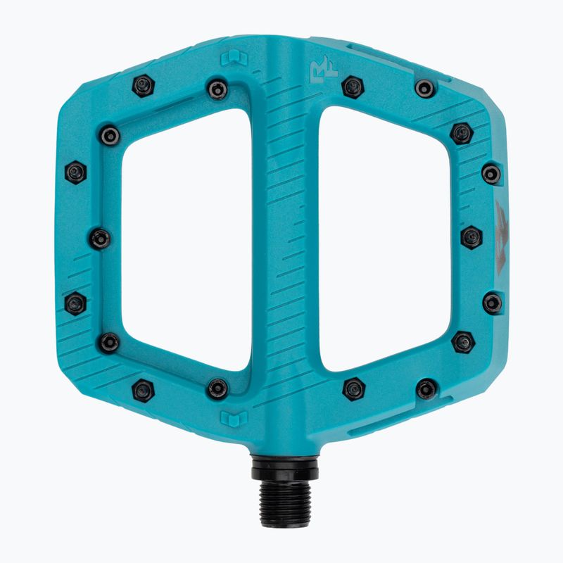 Pedali da bicicletta RACE FACE Chester Large turchese 4