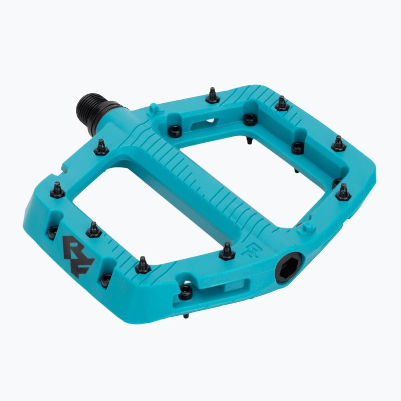 Pedali da bicicletta RACE FACE Chester Large turchese 5
