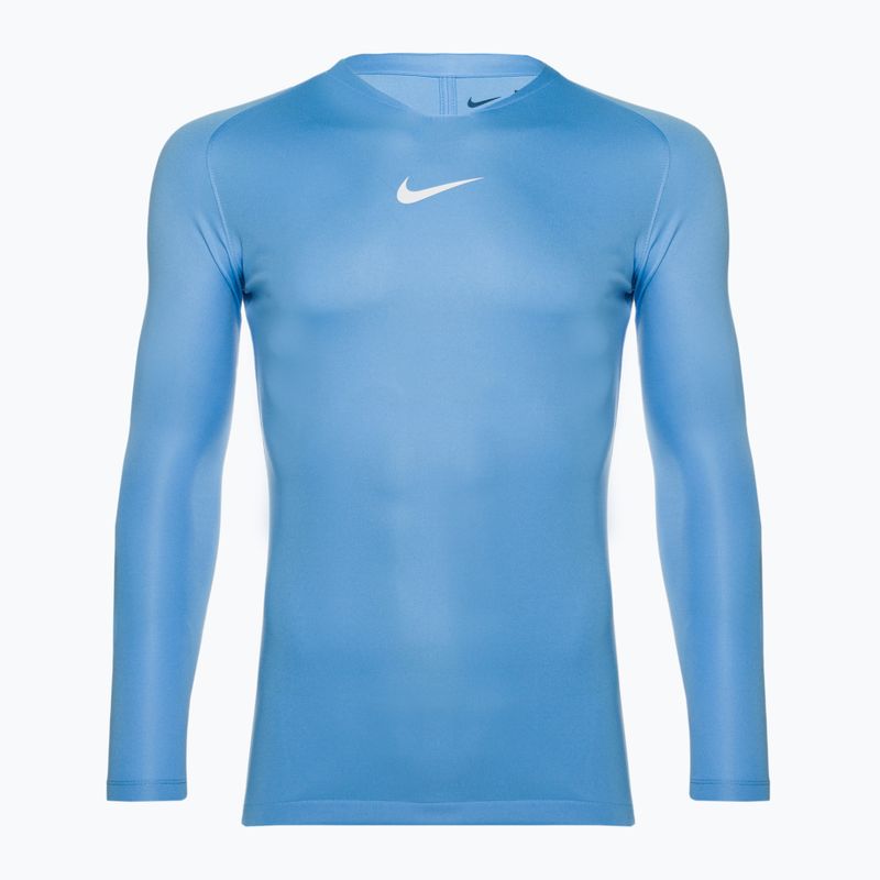 Uomo Nike Dri-FIT Park First Layer LS manica lunga termica blu università/bianco