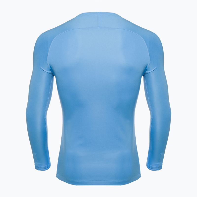 Uomo Nike Dri-FIT Park First Layer LS manica lunga termica blu università/bianco 2