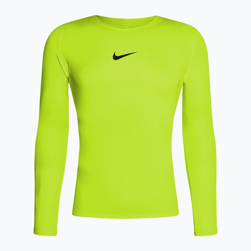 Uomo Nike Dri-FIT Park First Layer LS volt/nero a maniche lunghe termiche