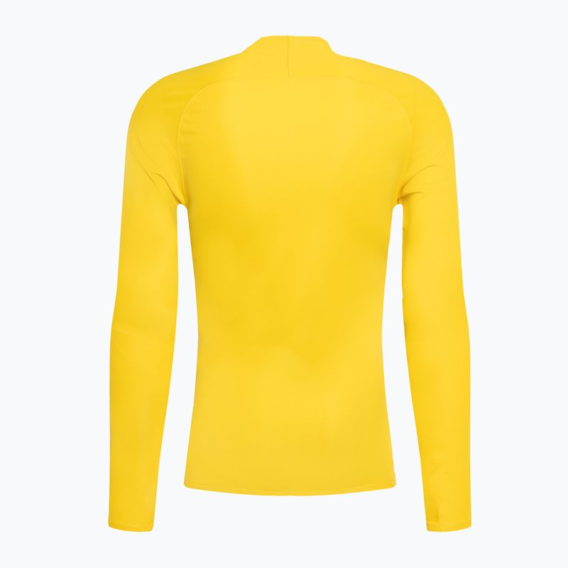 Longsleeve termoattivo da uomo Nike Dri-FIT Park First Layer tour yellow/black 2