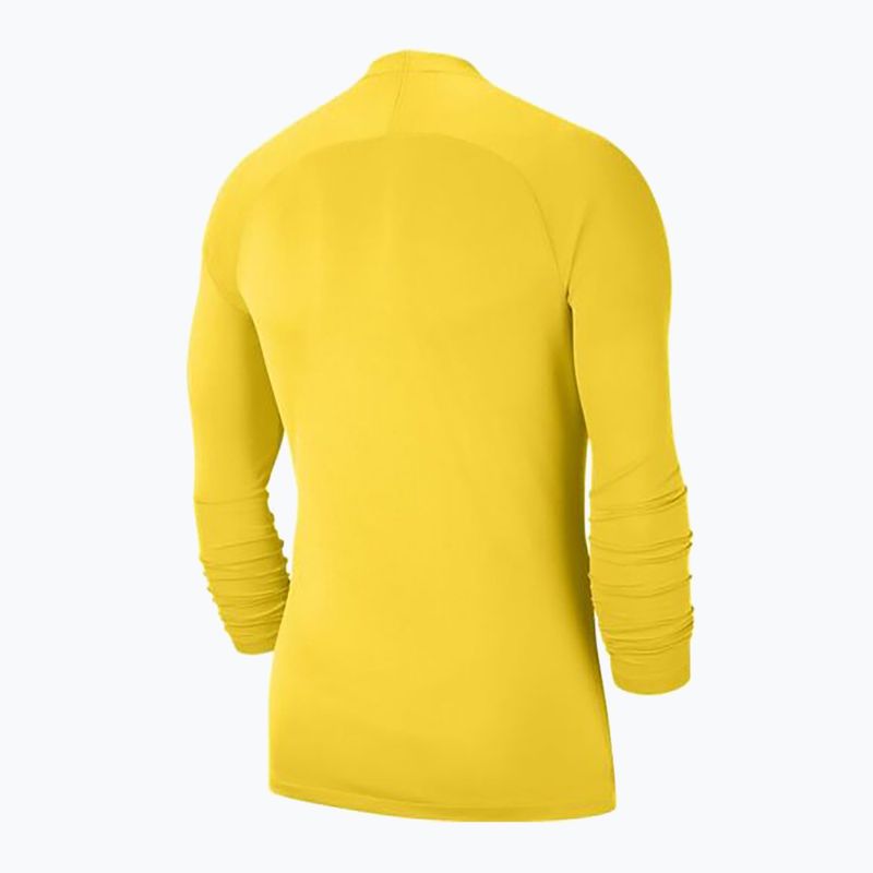 Longsleeve termoattivo da uomo Nike Dri-FIT Park First Layer tour yellow/black 5