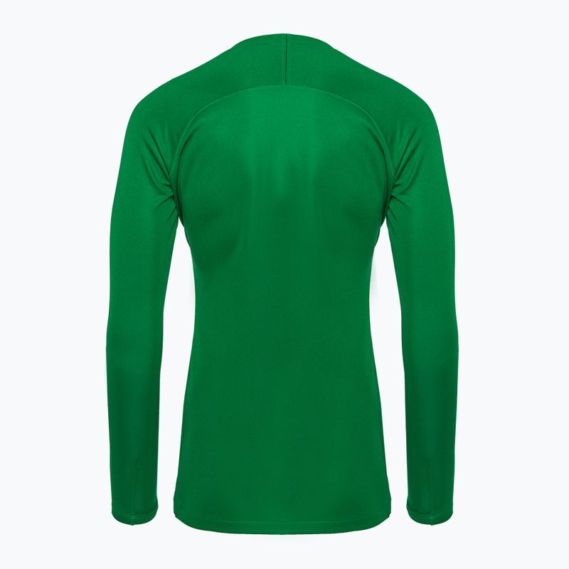 Maglia termica a maniche lunghe Nike Dri-FIT Park First Layer LS verde pino/bianco da donna 2