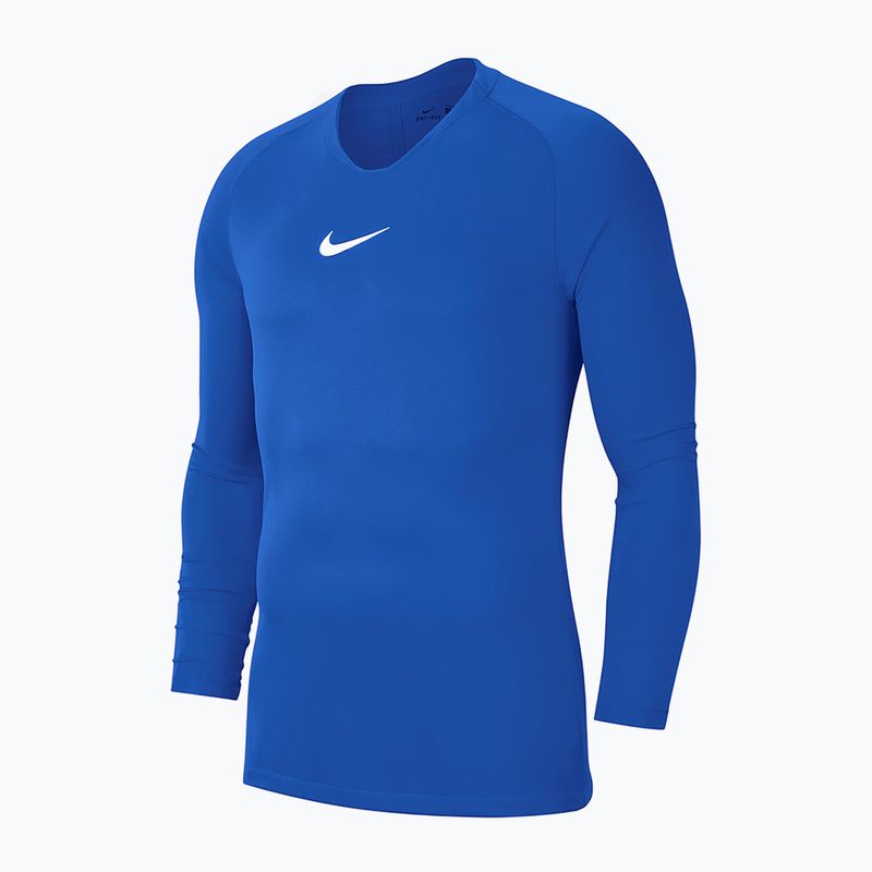 Nike Dri-FIT Park First Layer manica lunga termica da bambino blu reale/bianco