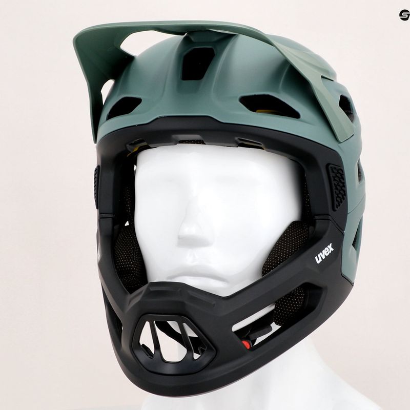 UVEX casco da bici Revolt MIPS muschio/nero 14