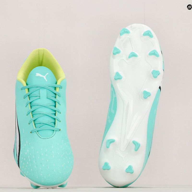 PUMA Ultra Play FG/AG scarpe da calcio uomo electric peppermint/puma bianco/fast yellow 16