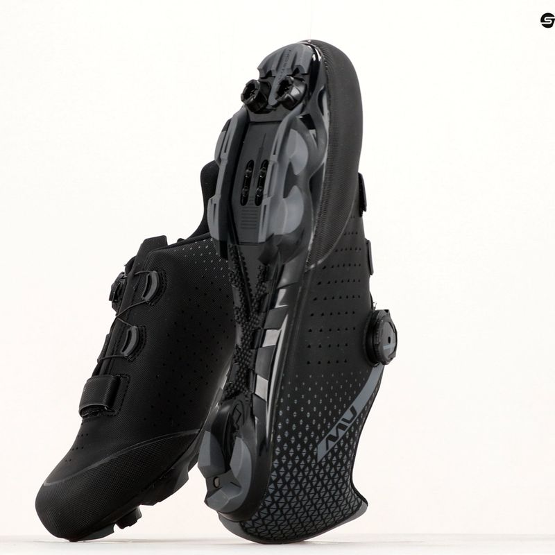 Scarpe da ciclismo MTB da uomo Northwave Origin Plus 2 nero/grigio scuro 15