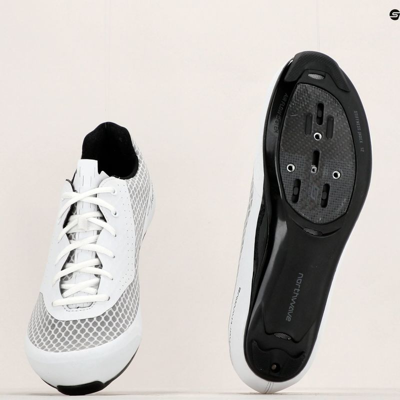 Scarpa da strada Northwave Mistral bianca da uomo 11