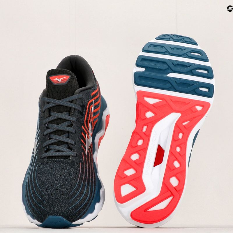 Scarpe da corsa da uomo Mizuno Wave Horizon 6 blu navy J1GC222611 10