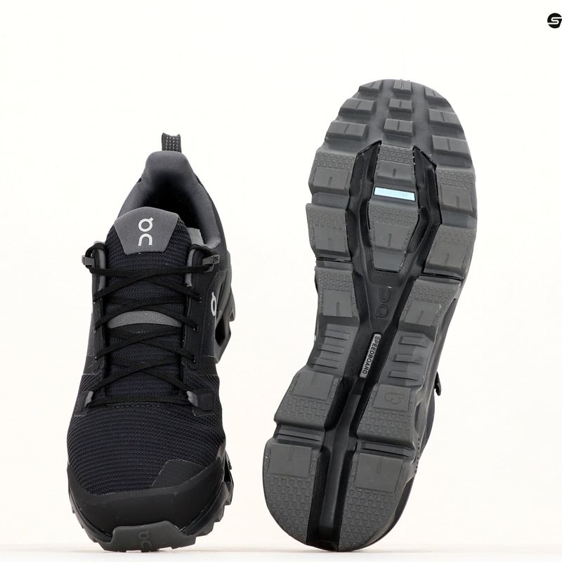 Uomo On Running Cloudwander Stivali da trekking impermeabili nero/eclipse 12