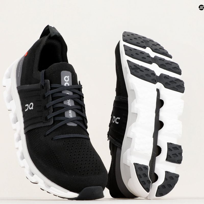 Scarpe da corsa da uomo On Running Cloudswift 3 nero 12