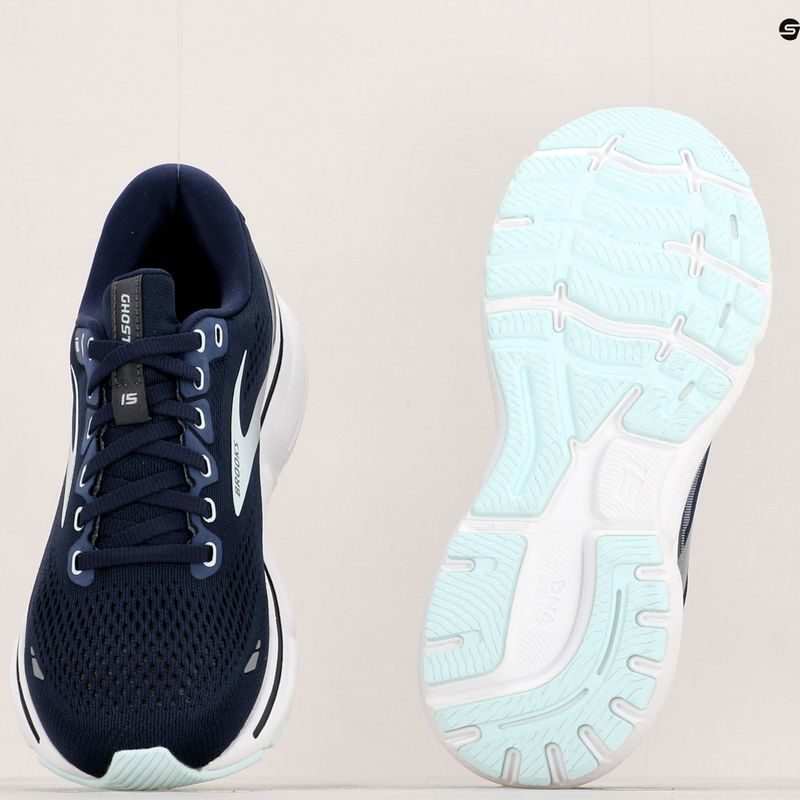 Brooks Ghost 15 scarpe da corsa da donna peacoat/pearl/salt air 11