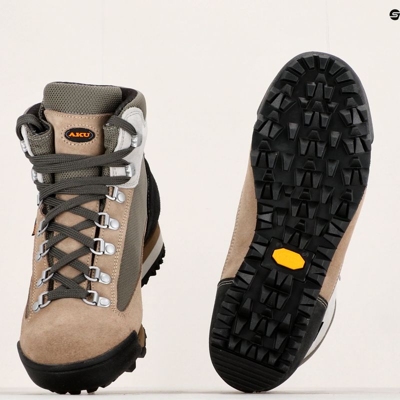 Stivali da trekking da donna AKU Ultra Light Original GTX grigio/beige 11