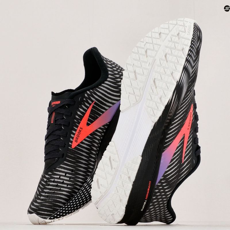 Scarpe da corsa Brooks Hyperion Tempo donna nero/corallo/viola 17