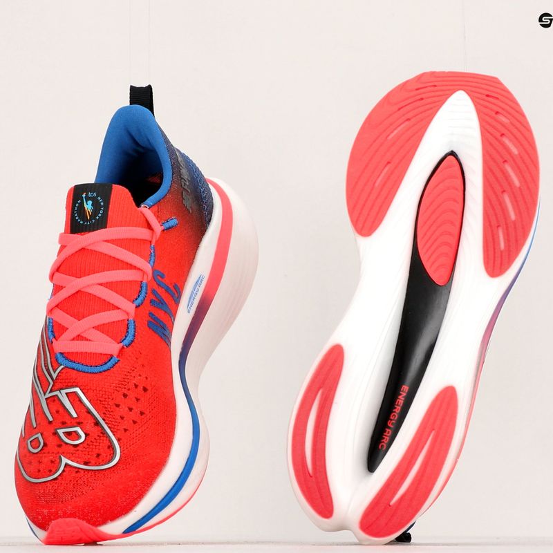 Scarpe da corsa da donna New Balance NYC Marathon FuelCell SuperComp Elite v3 rosso 19