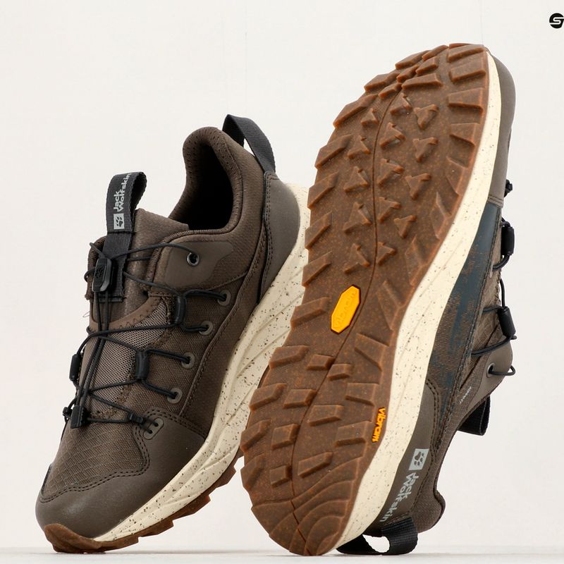 Jack Wolfskin scarpe da trekking da uomo Terraquest Low cocco marrone 17