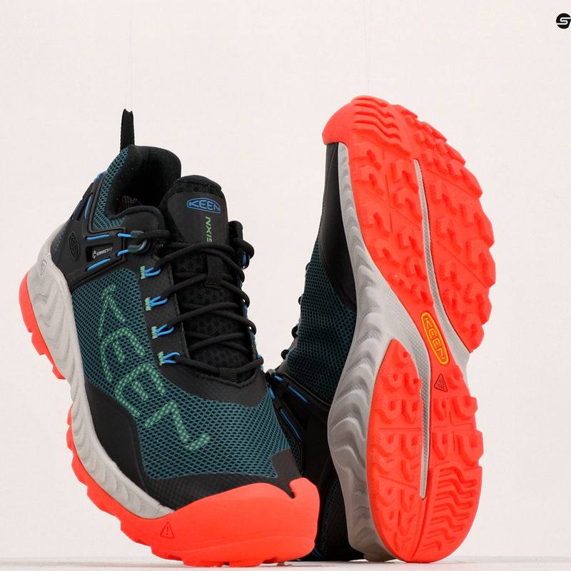 KEEN Nxis Evo WP scarpe da trekking da uomo muschio marino/scarlatto ibis 17