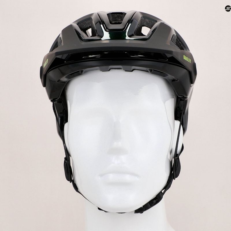 Casco da bici Oakley Drt5 Maven Eu nero opaco/verde cacciatore opaco 7
