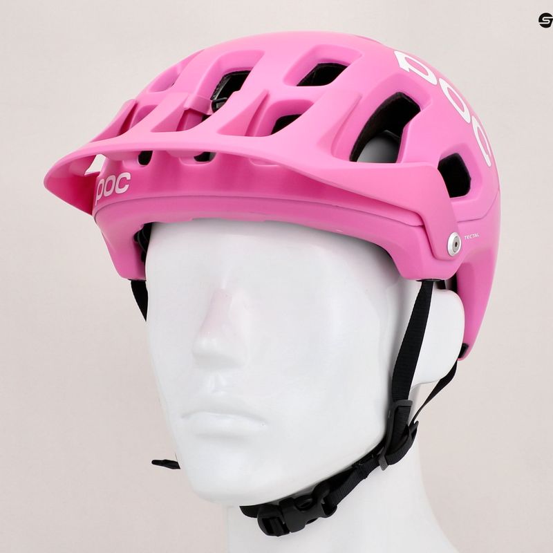 Casco da bici POC Tectal actinium rosa opaco 7