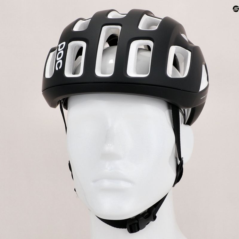 POC Ventral Air MIPS NFC casco da bici nero uranio/bianco idrogeno opaco 10
