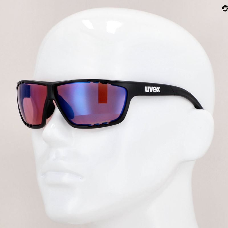 Occhiali da sole UVEX Sportstyle 706 CV nero/litemirror ambra 11