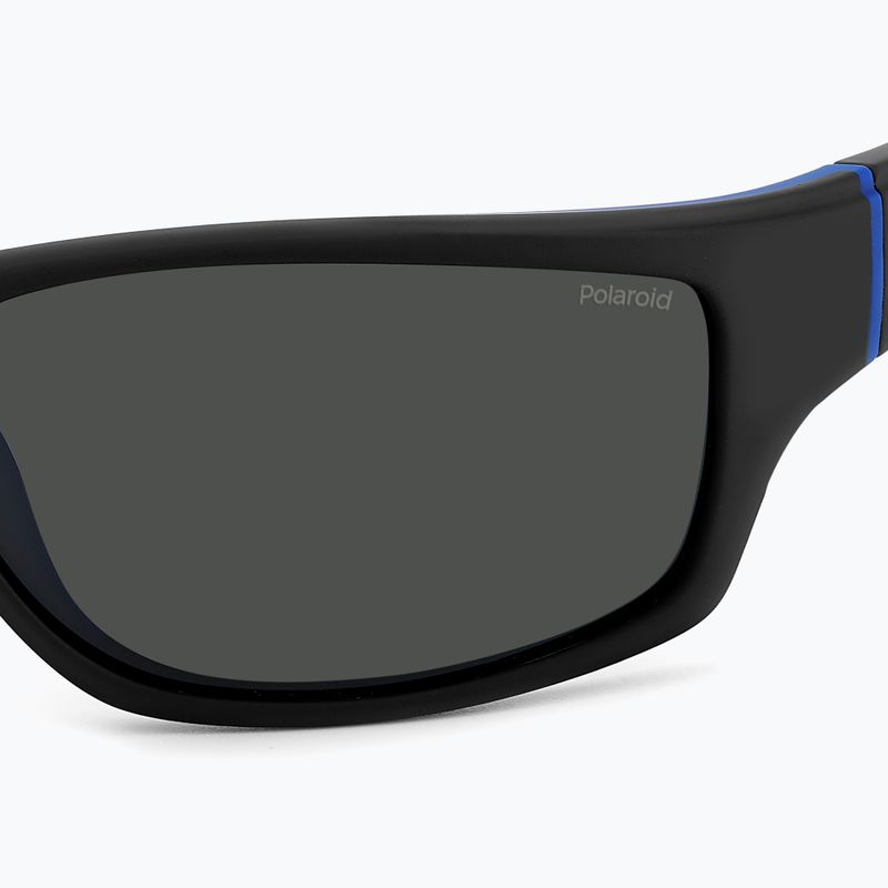 Occhiali da sole Polaroid PLD 2135/S nero opaco blu/grigio polarizzati da uomo 5