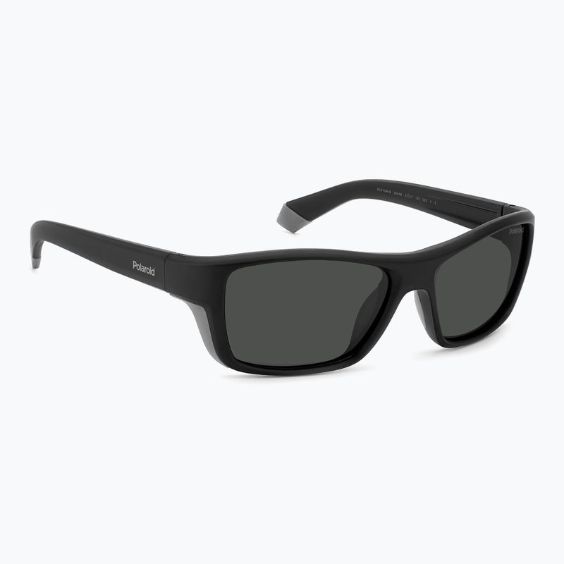 Occhiali da sole Polaroid PLD 7046/S nero grigio/grigio polarizzati da uomo