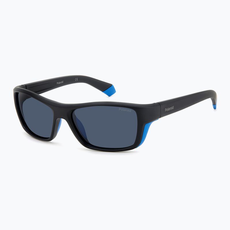 Occhiali da sole Polaroid PLD 7046/S nero azzurro/blu polarizzati da uomo 2